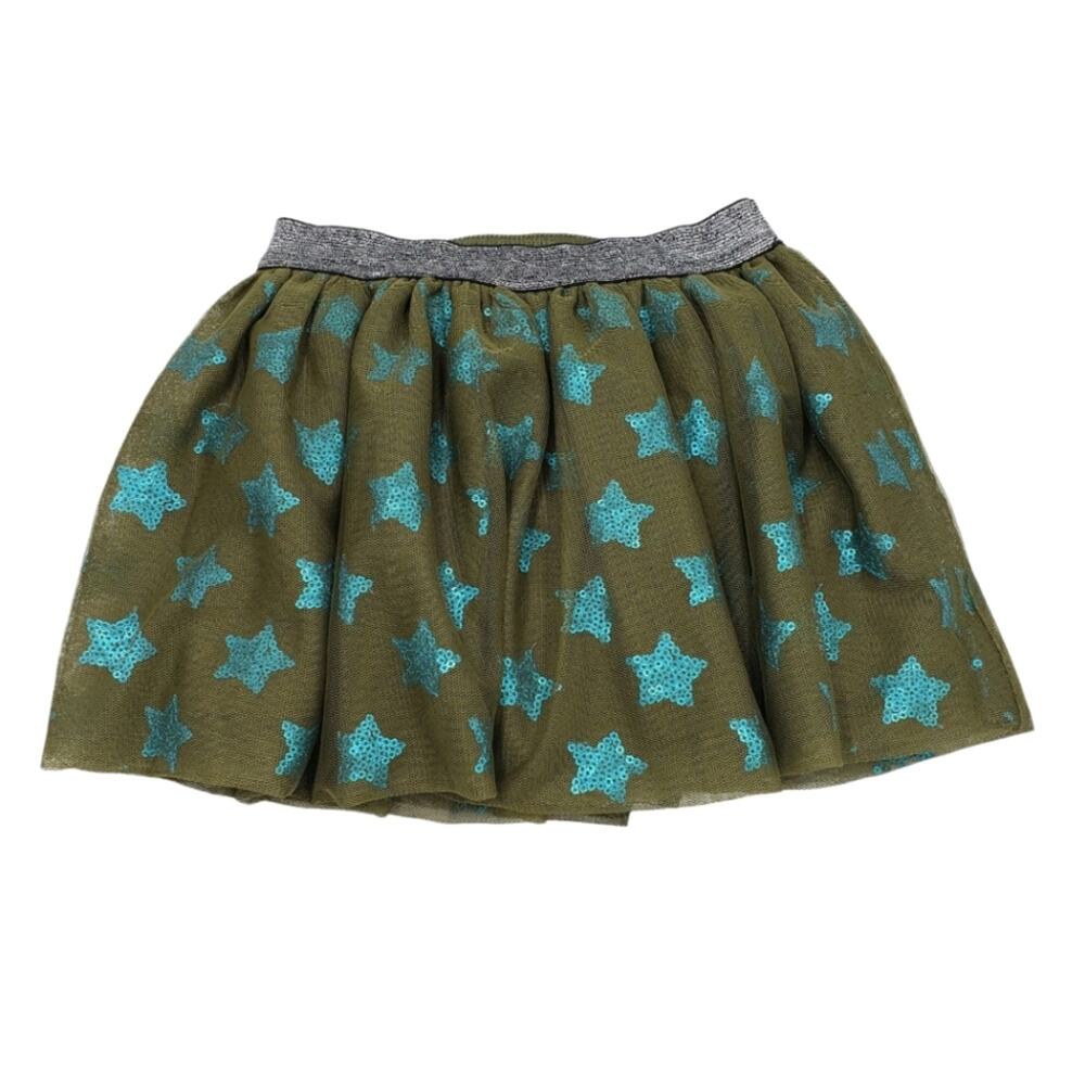 Girl's Cat & Jack Tutu Size 12M Green Blue Sequin Stars
